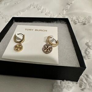 Tory burch hoop earrings